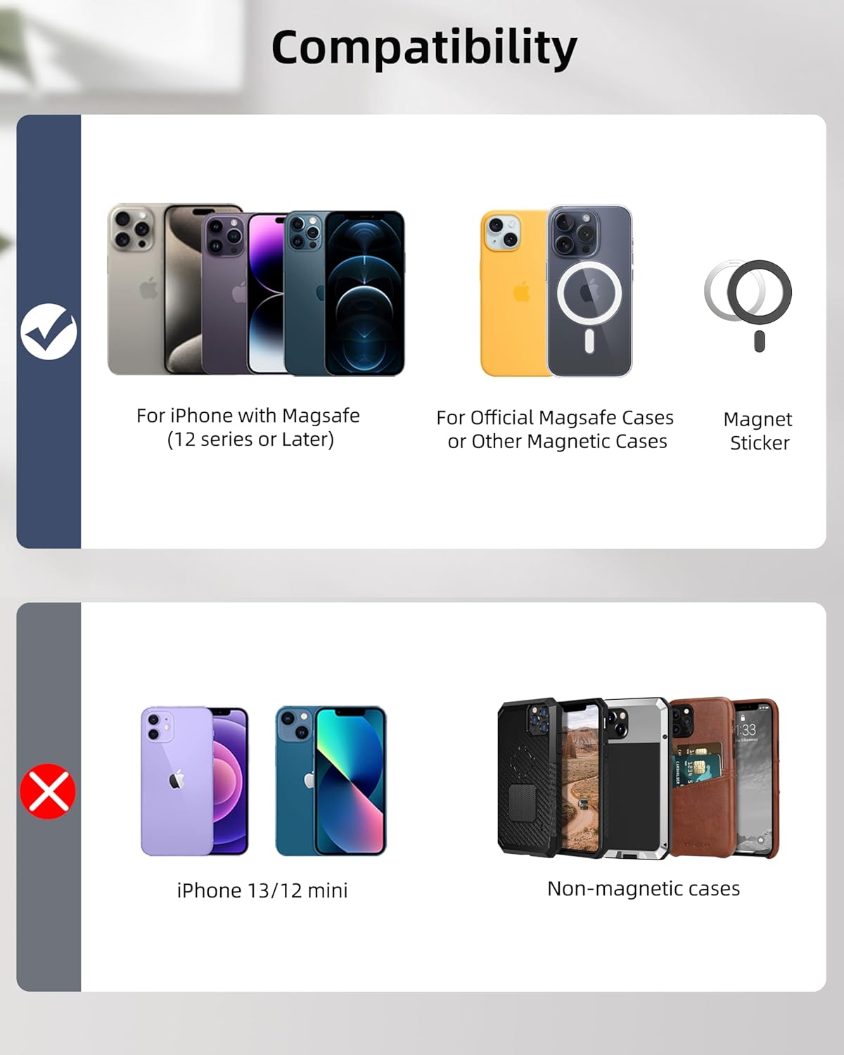 Soporte Mag case Porta Tarjeta